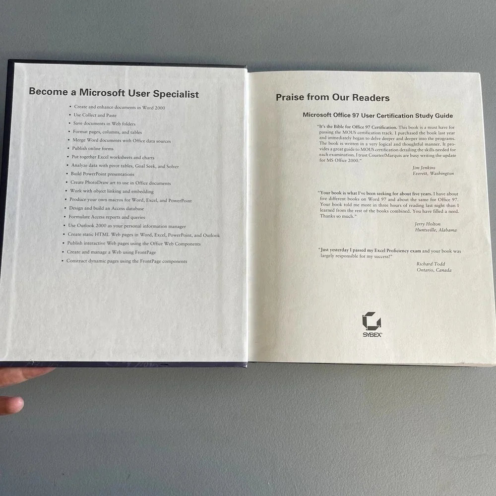 Microsoft Office 2000 User Specialist Study Guide With CD